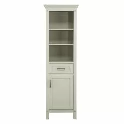 Foremost® Rayna 20"W X 15"D X 68"H Gray Linen Cabinet
