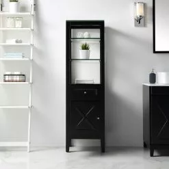 Ove Decors Aspen 18''W X 14"D X 61"H Espresso Linen Cabinet 11 Ove Decors Aspen 18''W X 14"D X 61"H Espresso Linen Cabinet -Bath and Faucet shop 6054009 P ALT2 1800x1800