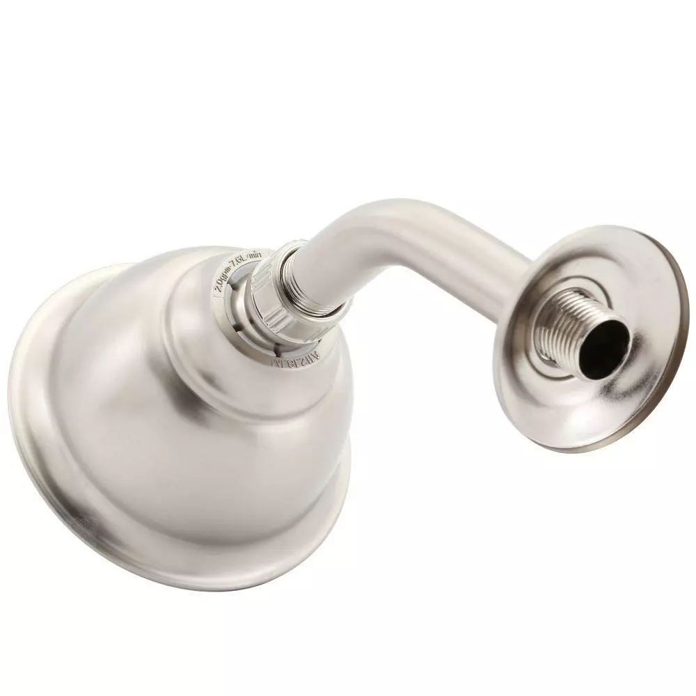 In Stock Hardwarestore Delivery Banbury Single-Handle 1-Spray 1.75 GPM Shower Faucet With Valve In Spot Resist Brushed Nickel (Valve Included) 8 In Stock Hardwarestore Delivery Banbury Single-Handle 1-Spray 1.75 GPM Shower Faucet With Valve In Spot Resist Brushed Nickel (Valve Included) - Image 6