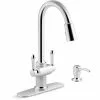 In Stock Hardwarestore Delivery Thierry Two Handle Pull-Down Sprayer Kitchen Faucet With Soap Dispenser In Polished Chrome 2 In Stock Hardwarestore Delivery Thierry Two Handle Pull-Down Sprayer Kitchen Faucet With Soap Dispenser In Polished Chrome -Bath and Faucet shop 617a32b22967dc52beb0e2a8756ad150 16b5e85e c4bb 48d6 b200 e0070b73b750 1800x1800