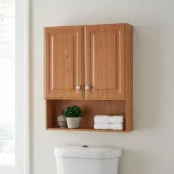 In Stock Hardwarestore Delivery 23-1/8 In. W X 27-7/8 In. H Framed Surface-Mount Bathroom Medicine Cabinet In Oak -Bath and Faucet shop 61908df862f7bfa7df2305af43cde510 1800x1800