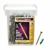 GRK #9 X 2-1/2-in Yellow Polymer-Countersinking Interior/Exterior Wood Screws (300-Count)
