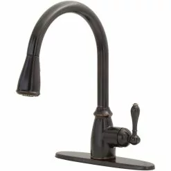 In Stock Hardwarestore Delivery Canton Single-Handle Pull-Down Sprayer Kitchen Faucet In Tuscan Bronze -Bath and Faucet shop 62a2986d1d5654aec8681c8ae8f9fcfa 1800x1800