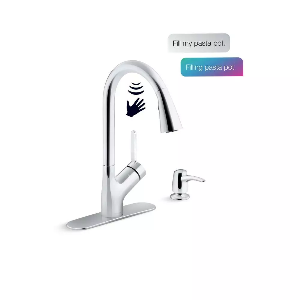 In Stock Hardwarestore Delivery Setra Single-Handle Touchless Pull-Down Sprayer Kitchen Faucet In Matte Black 11 In Stock Hardwarestore Delivery Setra Single-Handle Touchless Pull-Down Sprayer Kitchen Faucet In Matte Black - Image 9