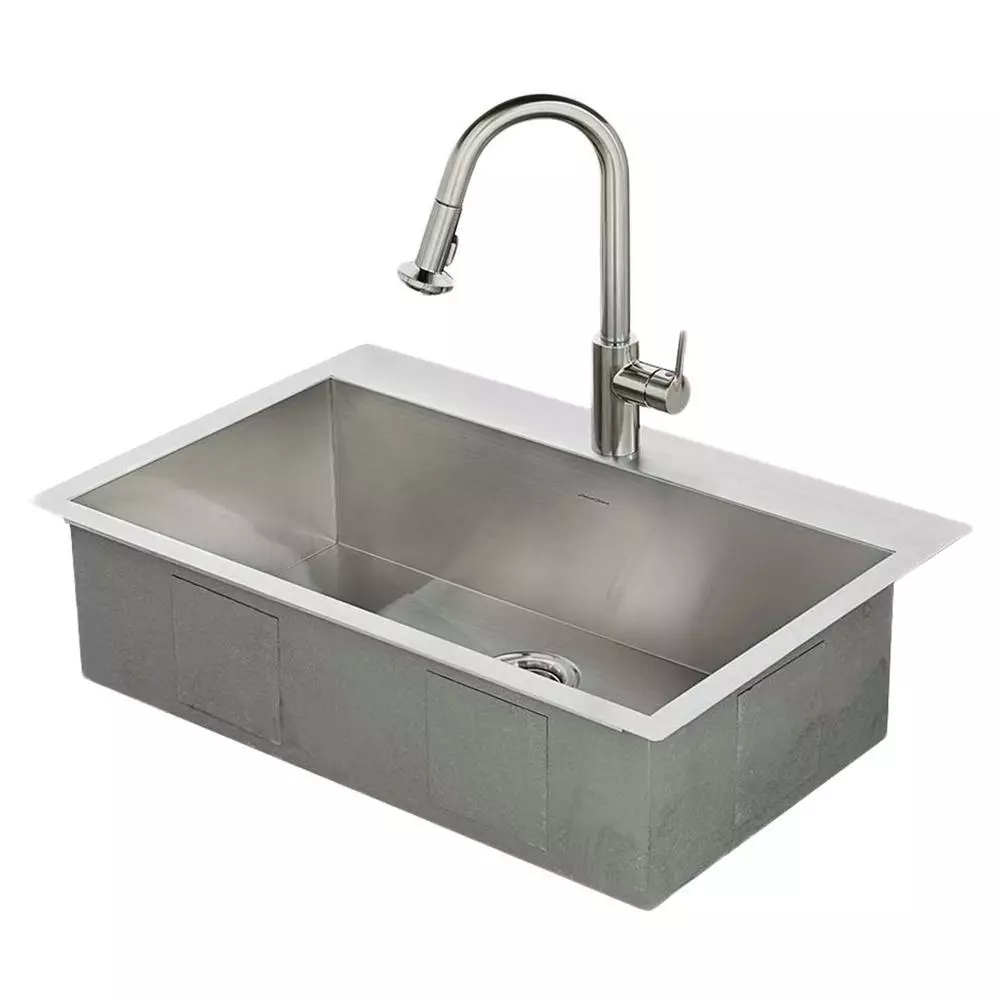 In Stock Hardwarestore Delivery Memphis Single-Handle Pull-Down Sprayer Kitchen Faucet With 1.8 GPM In Stainless Steel 5 In Stock Hardwarestore Delivery Memphis Single-Handle Pull-Down Sprayer Kitchen Faucet With 1.8 GPM In Stainless Steel - Image 3