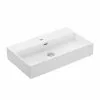 WS Bath Collections Quattro 70 Wall Mount / Vessel Bathroom Sink In Ceramic White With 1 Faucet Hole -Bath and Faucet shop 64d3dde4904f90937dd4bc310c90e310 1800x1800