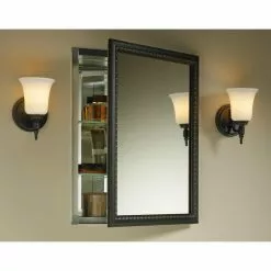 KOHLER 20-in X 26-in Rectangle Surface/Recessed Mirrored Medicine Cabinet -Bath and Faucet shop 650531695277 03905906 1800x1800
