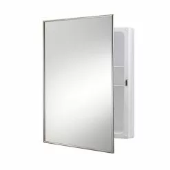 Jensen Styleline 16.25-in X 22.25-in Rectangle Surface Mirrored Medicine Cabinet