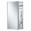 Jensen Meridian 15-in X 25-in Rectangle Surface/Recessed Mirrored Medicine Cabinet With Outlet -Bath and Faucet shop 656407036885xl 1800x1800