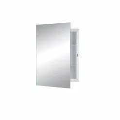 Jensen Builder 16-in X 22-in Rectangle Recessed Mirrored Medicine Cabinet