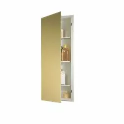 Jensen Horizon 16-in X 36-in Rectangle Recessed Mirrored Medicine Cabinet