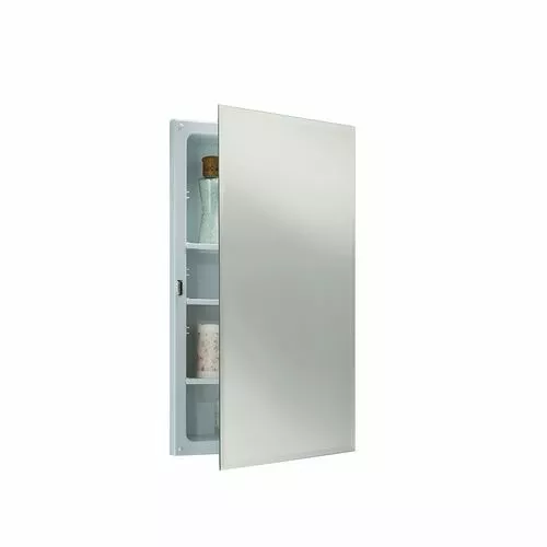 Jensen Horizon 16-in X 26-in Rectangle Recessed Mirrored Medicine Cabinet 4 Jensen Horizon 16-in X 26-in Rectangle Recessed Mirrored Medicine Cabinet - Image 2