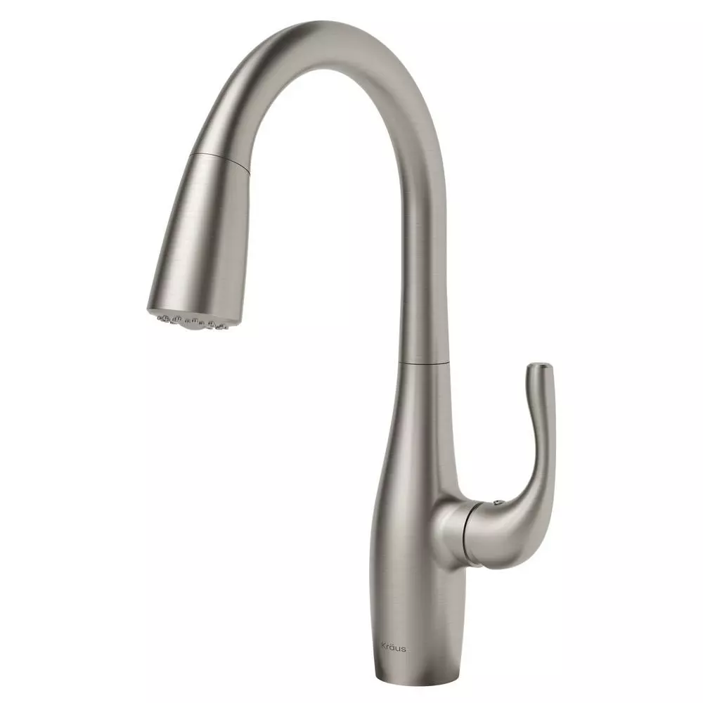 In Stock Hardwarestore Delivery Esina Single-Handle Pull-Down Sprayer Kitchen Faucet With Dual Function Sprayhead In All-Brite Spot Free Stainless Steel 3 In Stock Hardwarestore Delivery Esina Single-Handle Pull-Down Sprayer Kitchen Faucet With Dual Function Sprayhead In All-Brite Spot Free Stainless Steel