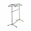 Elements Of Design Vintage Satin Nickel Freestanding Towel Rack