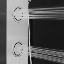 In Stock Hardwarestore Delivery 39 In. 2-Jet Easy Connect Shower Panel System In Stainless Steel With Rainfall Waterfall Shower Head And Shower Wand -Bath and Faucet shop 67385cd7a5538264623fffea0806ba1b 1800x1800