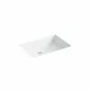 KOHLER Ladena 23-1/4 In. Undermount Bathroom Sink In White With Overflow Drain