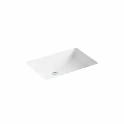 KOHLER Ladena 23-1/4 In. Undermount Bathroom Sink In White With Overflow Drain