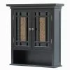 Elegant Home Fashions Windsor 22-in W X 24-in H X 7-in D Dark Espresso Bathroom Wall Cabinet -Bath and Faucet shop 674278005328 11623857 1800x1800