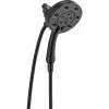 In Stock Hardwarestore Delivery In2ition Two-in-One 4-Spray 3 In. Dual Wall Mount Fixed And Handheld H2Okinetic Shower Head In Matte Black