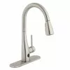 In Stock Hardwarestore Delivery Nottely Touchless Single-Handle Pull-Down Kitchen Faucet With TurboSpray And FastMount In Stainless Steel