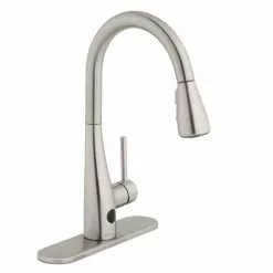In Stock Hardwarestore Delivery Nottely Touchless Single-Handle Pull-Down Kitchen Faucet With TurboSpray And FastMount In Stainless Steel
