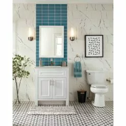 Jeffrey Court Caribbean Water Blue 3 In. X 6 In. Glossy Glass Wall Tile (1 Sq. Ft. / Pack) -Bath and Faucet shop 688139801c656a032e6cfec35175e7bc 1800x1800