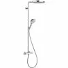 In Stock Hardwarestore Delivery Raindance Select S 240 2-Spray Patterns With 2.5 GPM 10 In. Wall Mount Dual Shower Heads In Brushed Nickel