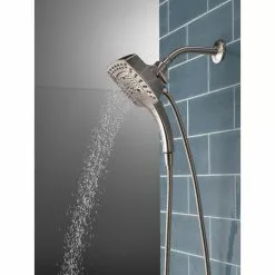 In Stock Hardwarestore Delivery In2ition Two-in-One 5-Spray 5.8 In. Dual Wall Mount Fixed And Handheld Shower Head In Stainless -Bath and Faucet shop 6903e8685698519f190eb403e966f1ba 1800x1800