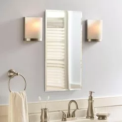 In Stock Hardwarestore Delivery 15-in X 26-in Rectangle Surface/Recessed Mirrored Medicine Cabinet