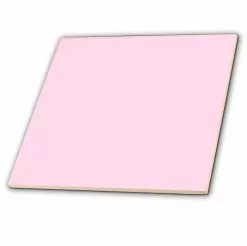 3dRose Pale Pink - Ceramic Tile, 6-inch