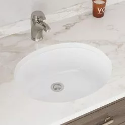 MR Direct 19 In. Undermount Bathroom Sink In White With White SinkLink And Pop-Up Drain In Brushed Nickel 14 MR Direct 19 In. Undermount Bathroom Sink In White With White SinkLink And Pop-Up Drain In Brushed Nickel -Bath and Faucet shop 6a29b787a93218a577658b056c823395 1800x1800