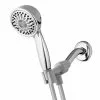 In Stock Hardwarestore Delivery 5-Spray 3.5 In. Single Wall Mount Low Flow Handheld Shower Head In Chrome
