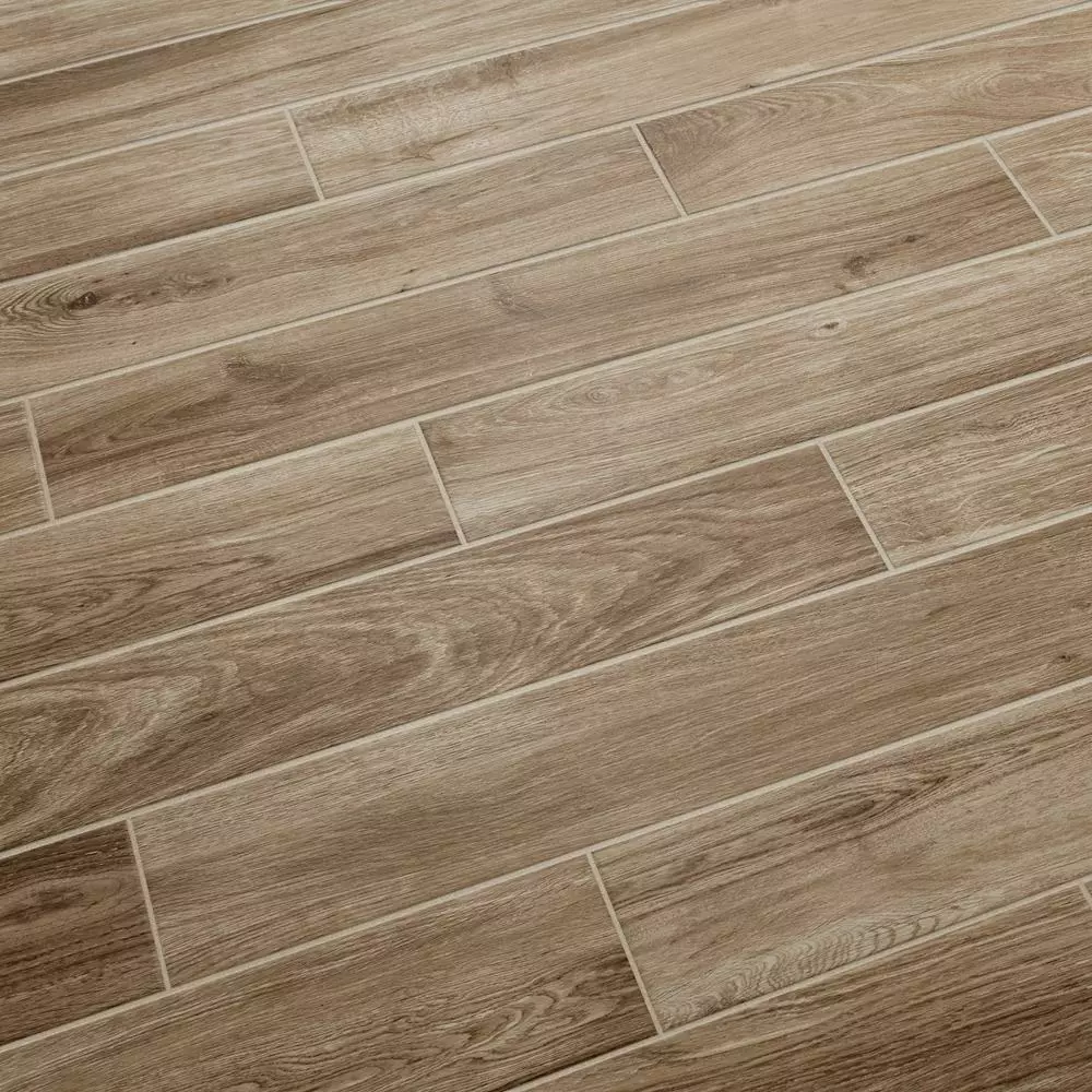 Daltile Trace Meadow 6 In. X 36 In. Golden Brown Glazed Porcelain Floor And Wall Tile (14.5 Sq. Ft./Case) 6 Daltile Trace Meadow 6 In. X 36 In. Golden Brown Glazed Porcelain Floor And Wall Tile (14.5 Sq. Ft./Case) - Image 4