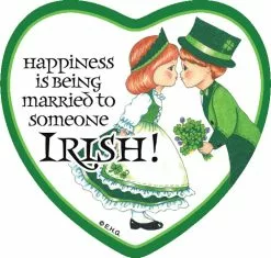 IRIS USA Tile Magnet Married To Irish