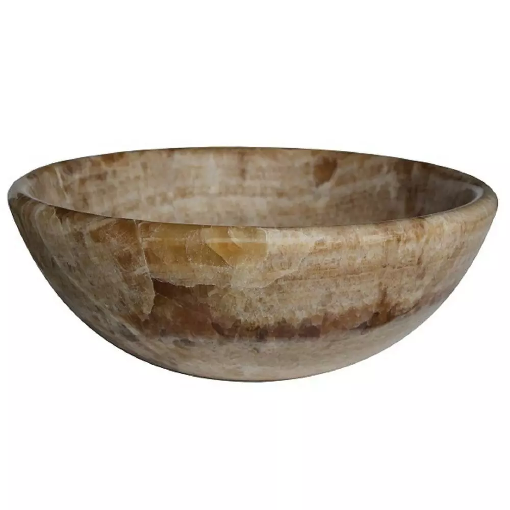 In Stock Hardwarestore Delivery Round Natural Stone Vessel Sink In Grey 7 In Stock Hardwarestore Delivery Round Natural Stone Vessel Sink In Grey - Image 5