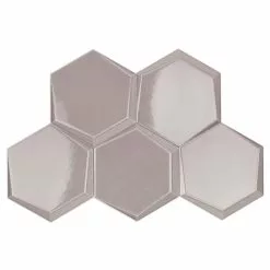 Bond Tile Magen Leveled-Hex Gray Polished Ceramic Hexagon Tile -Bath and Faucet shop 6be8a530 c6e7 4ef8 a032 97264e98d386.7dd6d59ea4a04c39339afae6591335ea 1800x1800