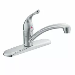 In Stock Hardwarestore Delivery Chateau Low-Arc Single-Handle Standard Kitchen Faucet In Chrome