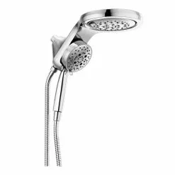 In Stock Hardwarestore Delivery HydroRain Two-in-One 5-Spray 6 In. Dual Wall Mount Fixed And Handheld H2Okinetic Shower Head In Stainless -Bath and Faucet shop 6ceb7381e384a27ae91b353a9c829882 1800x1800