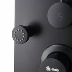 In Stock Hardwarestore Delivery 65 In. 8-Jet Rainfall Shower System With Waterfall Shower Head And Shower Wand In Black Painted Stainless Steel 10 In Stock Hardwarestore Delivery 65 In. 8-Jet Rainfall Shower System With Waterfall Shower Head And Shower Wand In Black Painted Stainless Steel -Bath and Faucet shop 6e2066f4cea76caa551fbf1ac1693b88 1800x1800