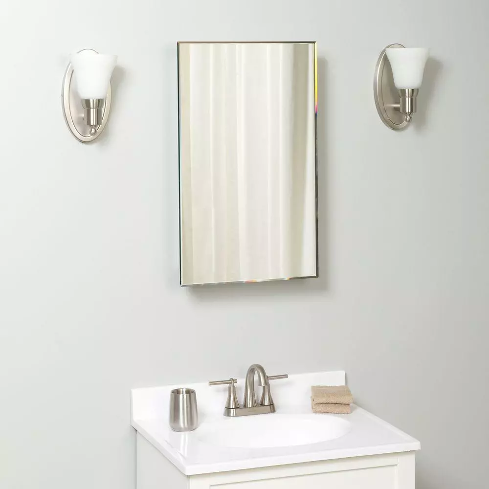 In Stock Hardwarestore Delivery 16 In. W X 26 In. H Frameless Recessed Or Surface Mount Medicine Cabinet 4 In Stock Hardwarestore Delivery 16 In. W X 26 In. H Frameless Recessed Or Surface Mount Medicine Cabinet - Image 2