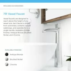 MR Direct Porcelain Vessel Sink In White With 731 Faucet And Pop-Up Drain In Chrome -Bath and Faucet shop 6e9ce554db1ede6eb28998f6c1d3827e b5fbd2d4 586d 47e0 b575 2e838c468c1e 1800x1800