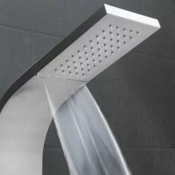 In Stock Hardwarestore Delivery 63 In. 2 Massage Spray Shower Panel System In Stainless Steel With Rainfall Shower Head And Shower Wand -Bath and Faucet shop 6f8ba3615b4c3bc80f073a73924805f5 1800x1800