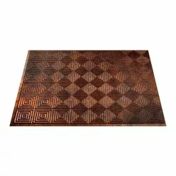 Fasade Easy Installation Miniquattro Moonstone Copper Backsplash Panel For Kitchen And Bathrooms (6" X 6" Sample) -Bath and Faucet shop 70d589c2 1a47 489c 8fee f22b404dd579 1.8c61702e6d57a34f95bb6a9cc2451315 1800x1800
