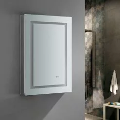 In Stock Hardwarestore Delivery Spazio 24 In. W X 36 In. H Recessed Or Surface Mount Medicine Cabinet With LED Lighting, Mirror Defogger And Left Hinge -Bath and Faucet shop 716dfc082047932904a67eb7e7841032 1800x1800