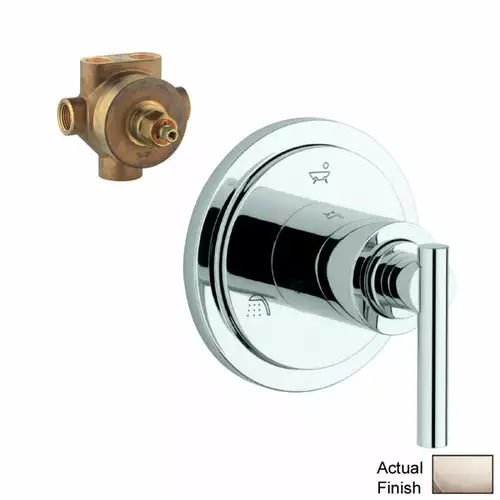 GROHE Brushed Nickel Lever Shower Handle 3 GROHE Brushed Nickel Lever Shower Handle
