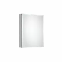 In Stock Hardwarestore Delivery 20 In. X 26 In. Recessed Or Surface-Mount Bathroom Medicine Cabinet With Beveled Mirror In Silver