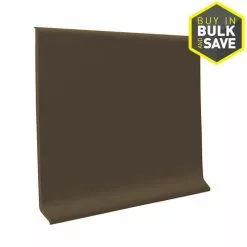 Flexco 4-in X 4-in Thermoplastic Rubber Floor Base -Bath and Faucet shop 719381014253xl 1800x1800