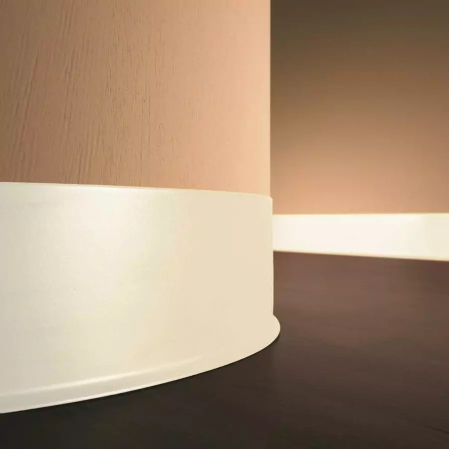 Flexco 4-in W X 4-ft L Baby's Breath Thermoplastic Rubber Wall Base 4 Flexco 4-in W X 4-ft L Baby's Breath Thermoplastic Rubber Wall Base - Image 2