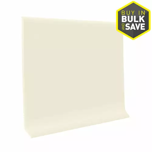 Flexco 4-in W X 4-ft L Baby's Breath Thermoplastic Rubber Wall Base 5 Flexco 4-in W X 4-ft L Baby's Breath Thermoplastic Rubber Wall Base - Image 3