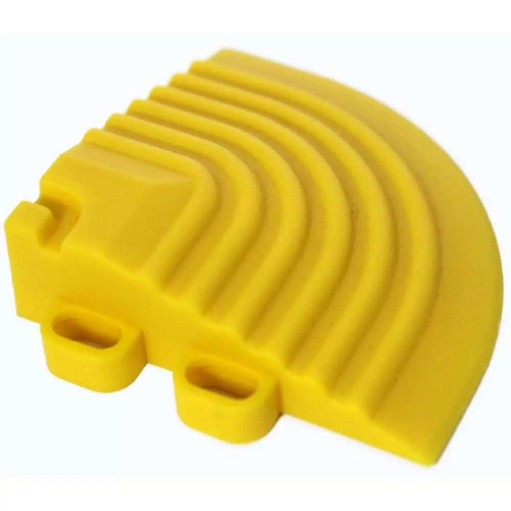 Swisstrax 2.5 In. X 2.5 In. Artic White Corner Edging For 15.75 In. Swisstrax Modular Tile Flooring (2-Pack) 7 Swisstrax 2.5 In. X 2.5 In. Artic White Corner Edging For 15.75 In. Swisstrax Modular Tile Flooring (2-Pack) - Image 5